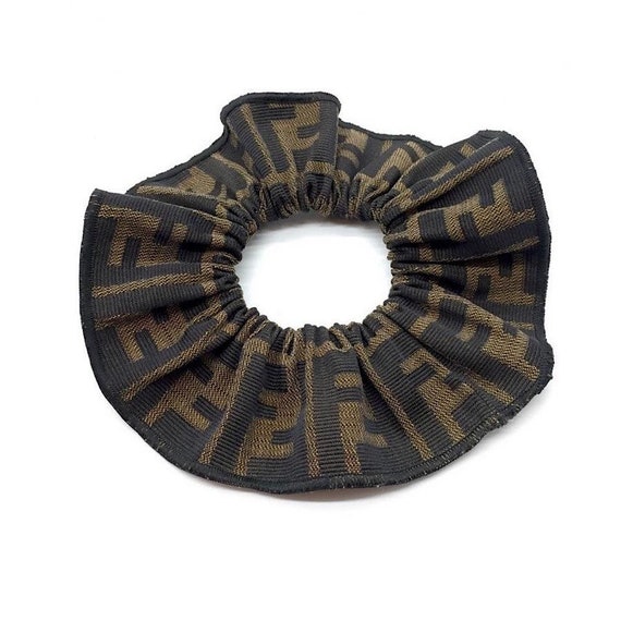 Authentic Fendi Vintage Zucca FF Scrunchie