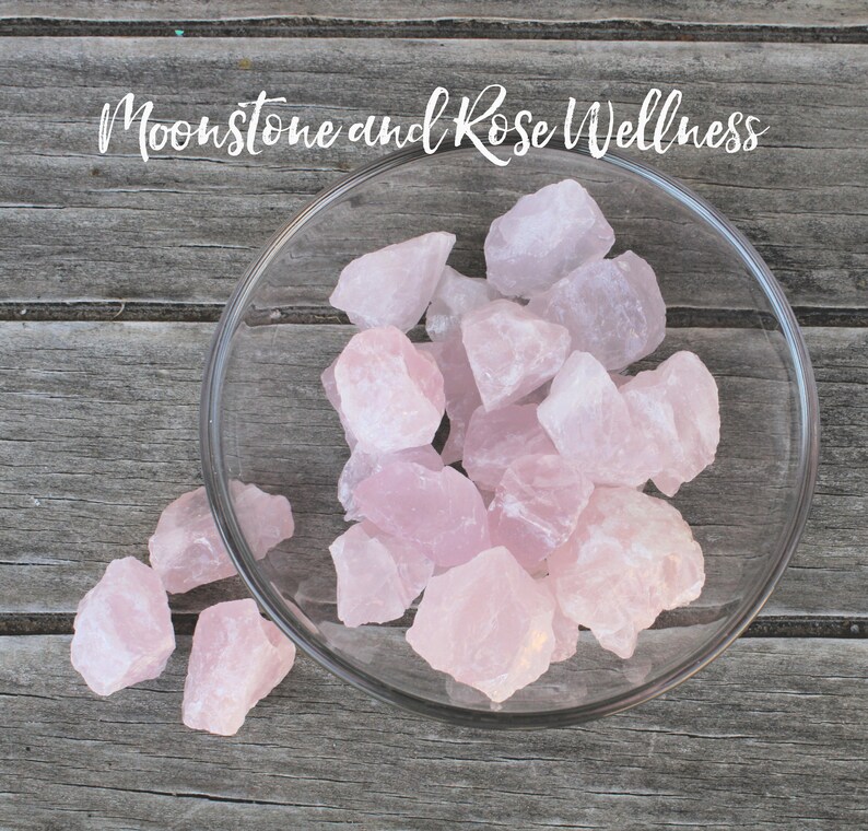 Raw Rose Quartz Crystal Rose Quartz Stone Raw Quartz Etsy