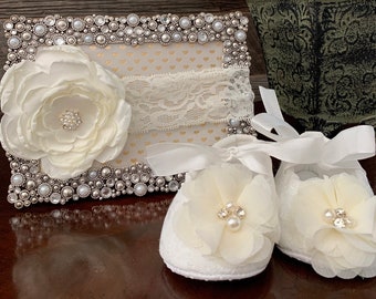 ivory infant shoes