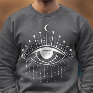 Evil Eye Shirt, All Seeing Eye, Spiritual TShirt, Celestial T-Shirt, Witch T Shirt, Positive Vibe T-Shirts, Spiritual Protection Tee,