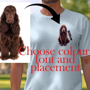 Your Pet, Your Style: Personalized Cartoon Portrait of Your Furry Friend – Carry Their Cuteness Everywhere on a Custom Tee!