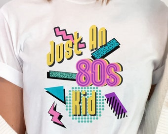 80s Kid Graphic T-Shirt – Retro Nostalgia Tee