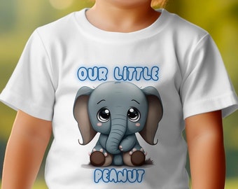 Little Peanut Elephant Toddler T-Shirt, Baby Shower Gift
