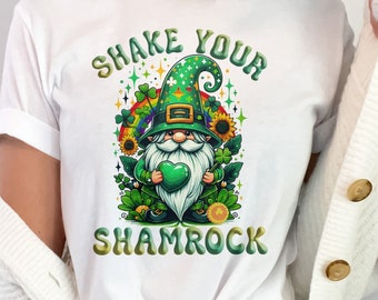 Shake Your Shamrock St. Patrick's Day T-Shirt, Irish Drinking Tee