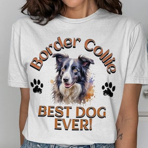 Border Collie T-Shirt, Dog Lover Tee
