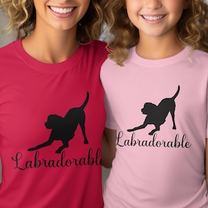 Labrador Retriever Shirt, Labradorable Sweatshirt, Labrador Mom T-Shirt, Dog Mom Tee, Labrador Retriever Dad, Dog Lover Gift, Labrador Gift