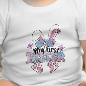 My 1st Easter T-Shirt, Baby Easter Shirt, My First Easter Tee, Easter TShirt | Baby&#39;s First Easter T Shirt, First Easter Shirt ,