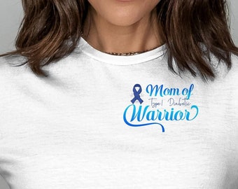 Mama von Diabetes Shirt, T1D Awareness Tee