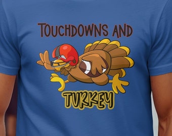 Voetbal Turkije Thanksgiving T-shirt | Touchdown-T-shirt