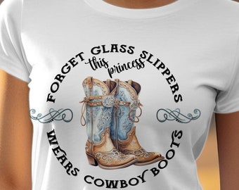 Cowboy Boots T-Shirt, Western Girl Graphic Tee