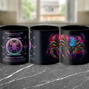 Scorpio Coffee Mug, Zodiac Sign, Astrology Scorpio Zodiac Mug, Zodiac Coffee mug, Scorpio mug, Scorpio Birthday gift, Scorpio Zodiac mug