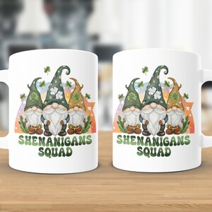 Shenanigans Squad St Patty’s Day Mug, St Patrick&#39;s Day Drinking Mug, Saint Patrick&#39;s Day Coffee Mug, St Patricks Day Tea Mug,