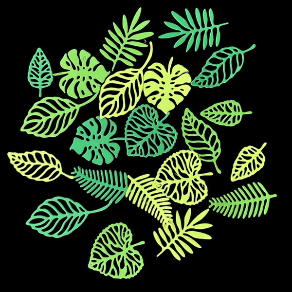 Paper Punch Leaves Etsy