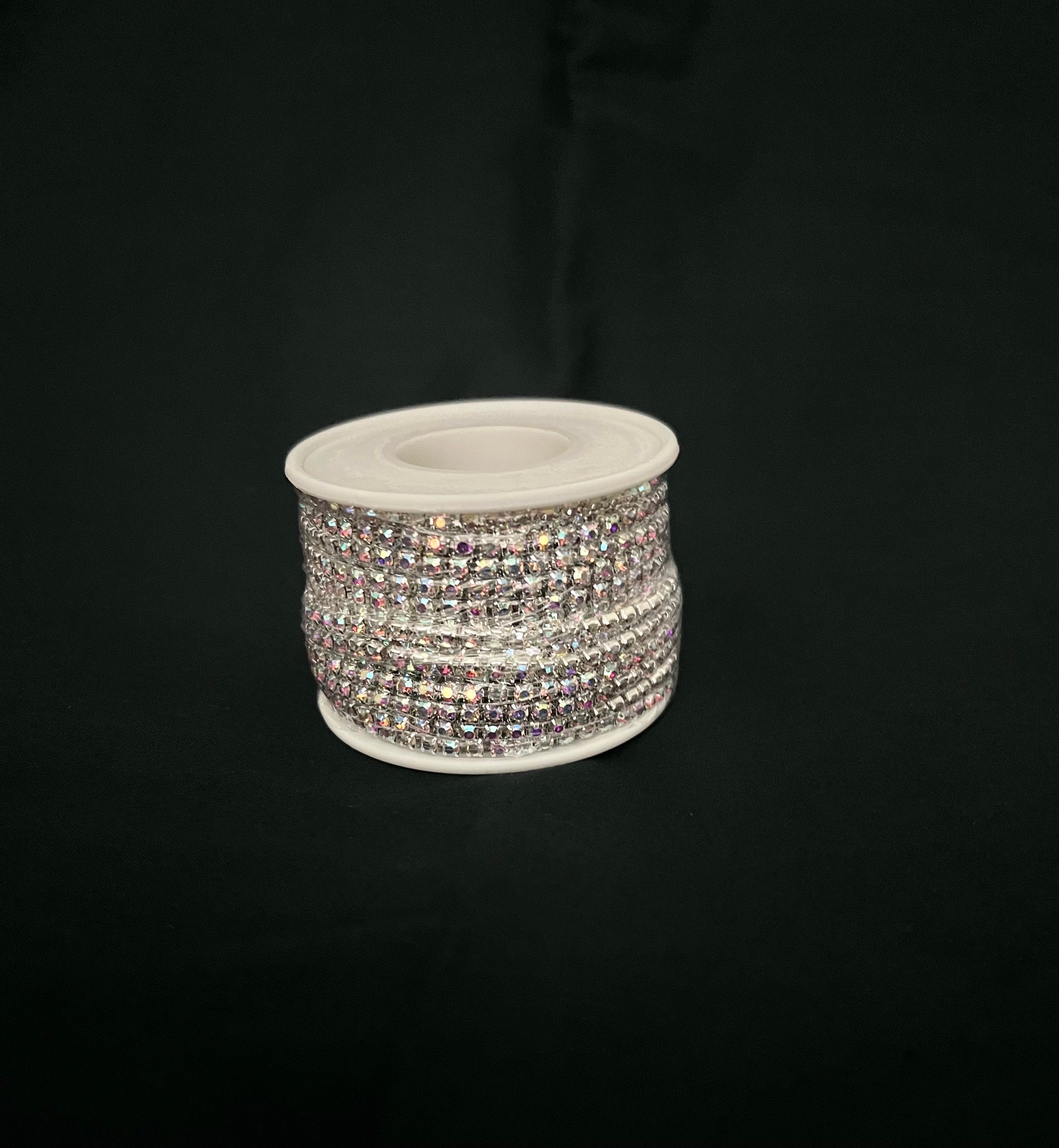 SS 12 Rhinestone Cup Chain/ 3MM Rhinestone Chain by the Yard/ 36 Inches ...