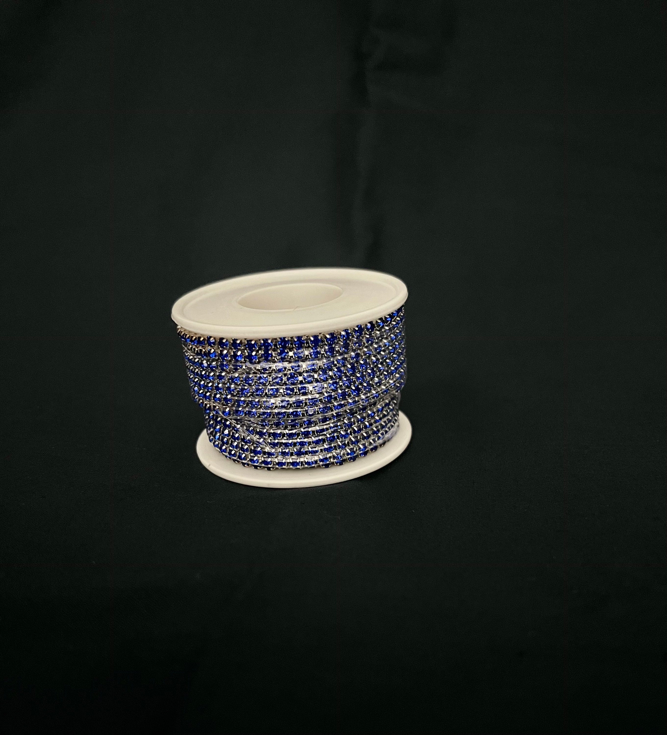 SS 12 Rhinestone Cup Chain/ 3MM Rhinestone Chain by the Yard/ 36 Inches ...