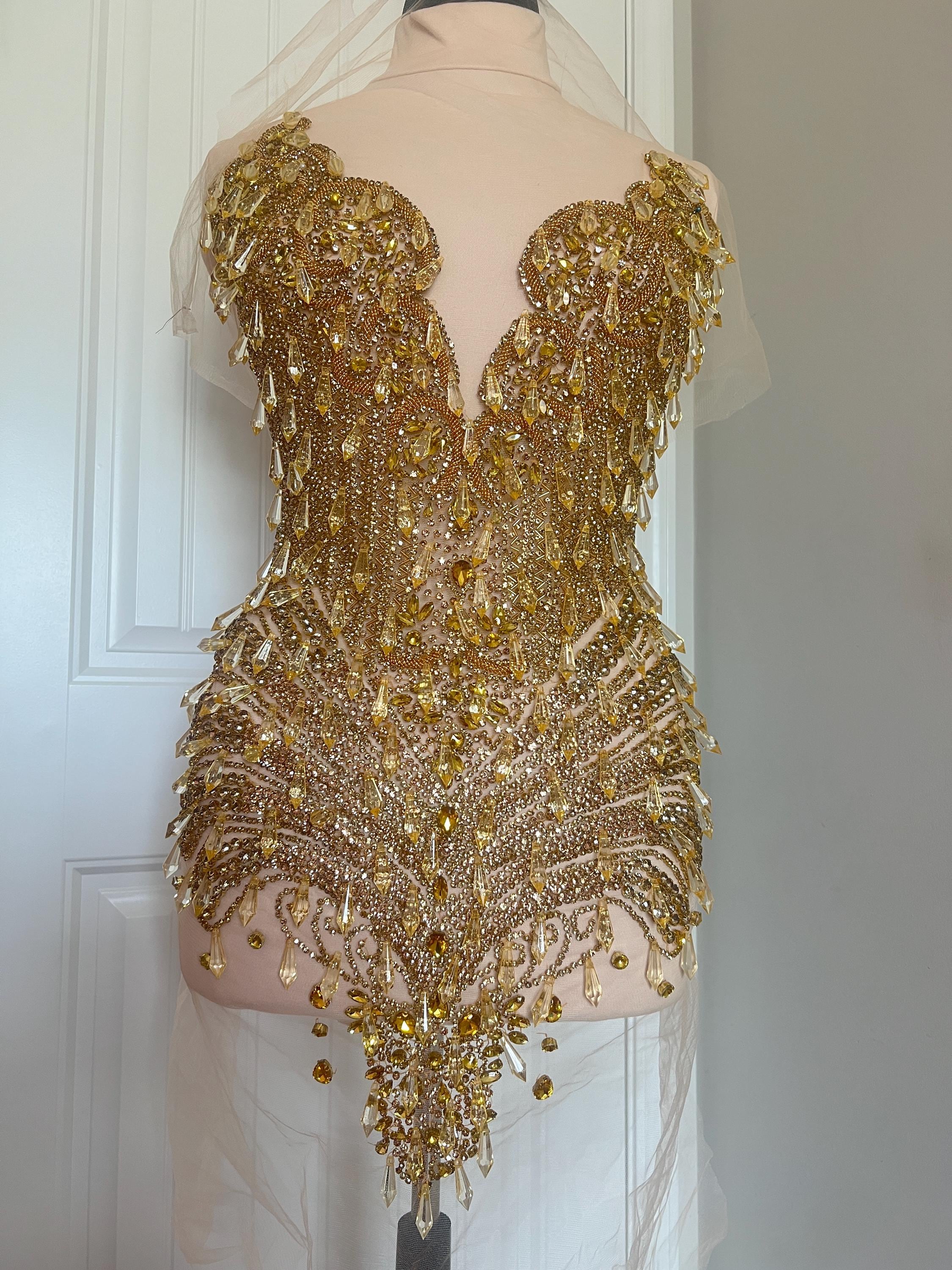 slim fit dress slacks LD-F {Dance & Dream} Blush Sequin Gown Extended Plus Size 24 main image 1