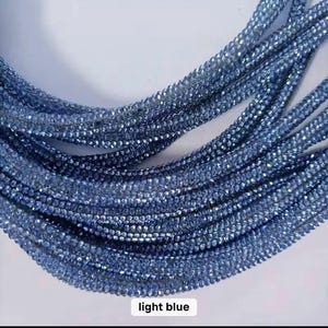 5mm Rhinestone Cord/ Rhinestone Rope/ Rhinestone Trim per Yard/ 36 ...