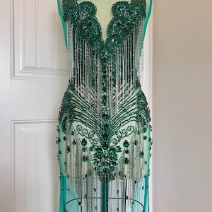 emerald green tassel dress Fringe week2125_20250518