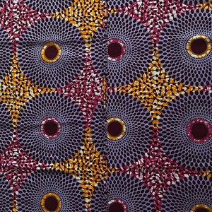 Afrikanischer Printstoff 100% Baumwolle 6 Meter