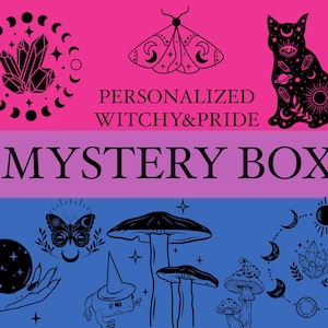 Personalized Witchy Themed Bisexual/Biromantic Pride Mystery Box