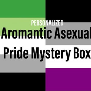 Personalized Aromantic+Asexual Pride Mystery Box
