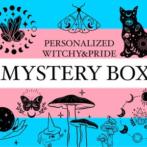 Personalized Witchy Themed Transgender Pride Mystery Box Trans Pride