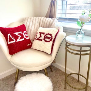 Delta Sigma Theta Throw Pillow