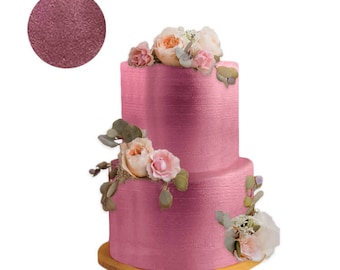 ROSE PINK GOLD Highlighter Dust  ( 4 g - 1 oz - 2 oz - 4 oz ) , metallic dust,  Vegan friendly, nut free, gluten free, cake decoration.