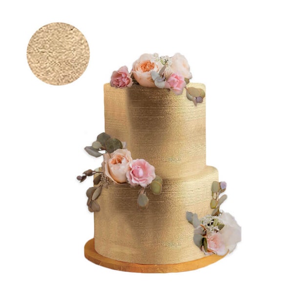 BRIGHT GOLD HIGHLIGHTER Dust  ( 4 g - 1 oz - 2 oz - 4 oz ) , metallic dust,  Vegan friendly, nut free, gluten free, cake decoration.