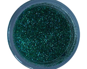 TEAL Disco cake dust (5 gr container) food decoration, cakes, cupcakes, gluten free, vegan friendly, nut free, Sweet Bakery USA