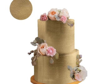 OLD GOLD HIGHLIGHTER Dust  ( 4 g - 1 oz - 2 oz - 4 oz ) , metallic dust,  Vegan friendly, nut free, gluten free, cake decoration.