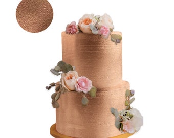 COPPER HIGHLIGHTER DUST  ( 4 g - 1 oz - 2 oz - 4 oz ) , metallic dust,  Vegan friendly, nut free, gluten free, cake decoration.