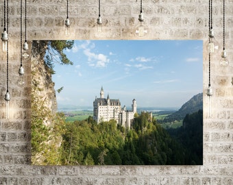 Neuschwanstein Castle Photograph, Germany Castle Picture, Wall Décor, Wall Art, Nature Photograph, Fine Art Print, Home Décor, Wall Hangings