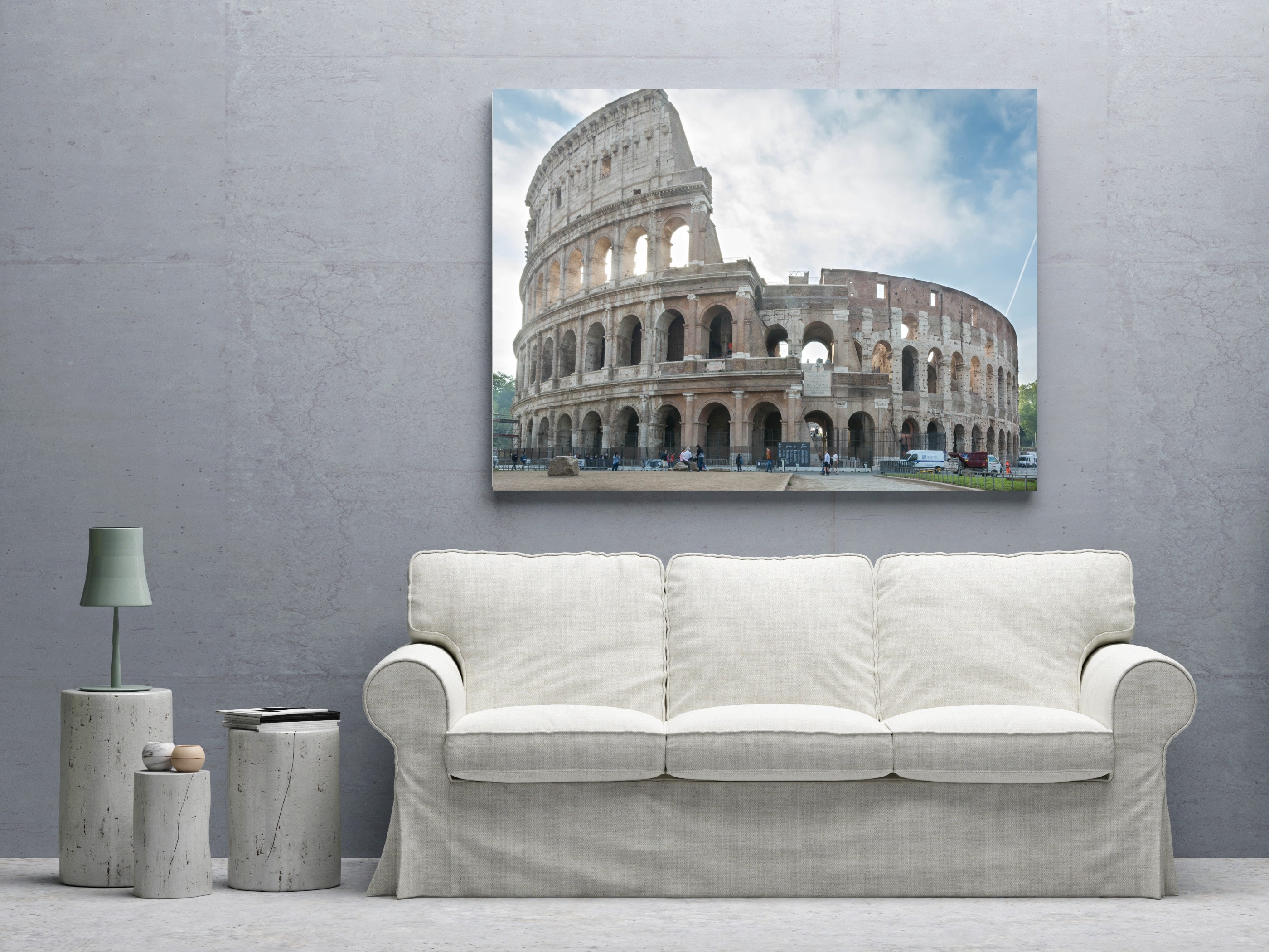 Roman Colosseum Photograph, Italy Picture, Ancient Rome Wall Décor