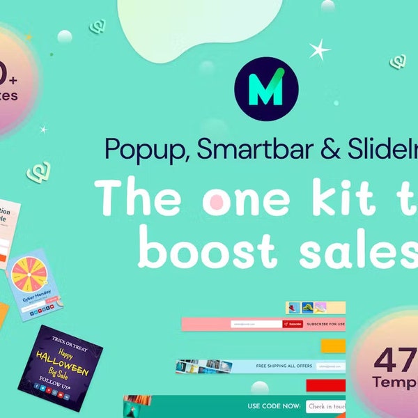 Smart WordPress Popup Marketing Plugin For Woocommerce Easy Drag And Drop EasySetup Pre-made Templates