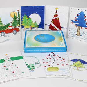 PierRo Art - Carte de souhait de Noel  - Coffret #5