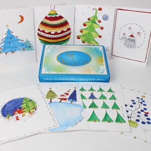 PierRo Art - Carte de souhait de Noel  - Coffret #5