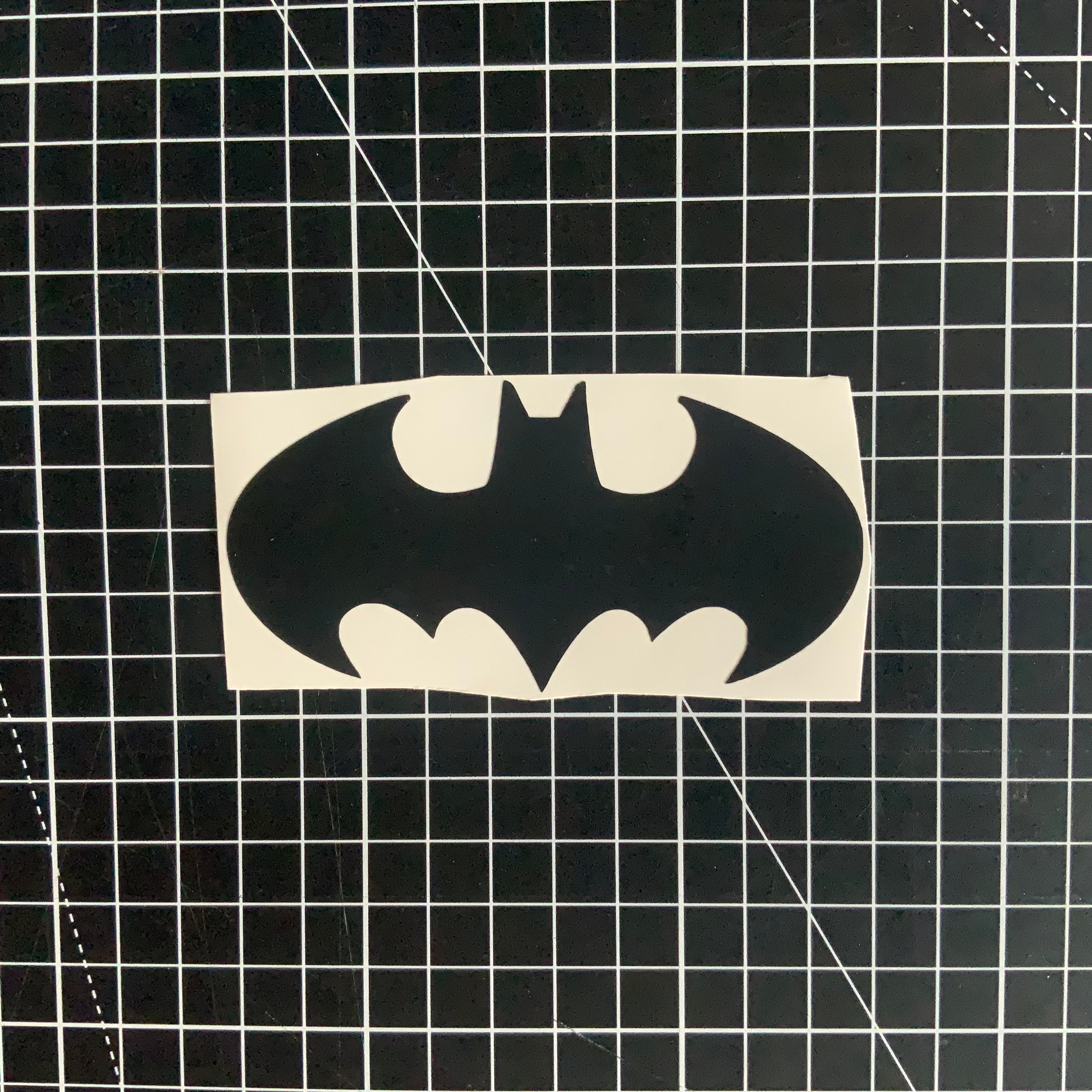 Batman Logo Vinyl Decal Choose your Colour Gotham Sticker Etsy