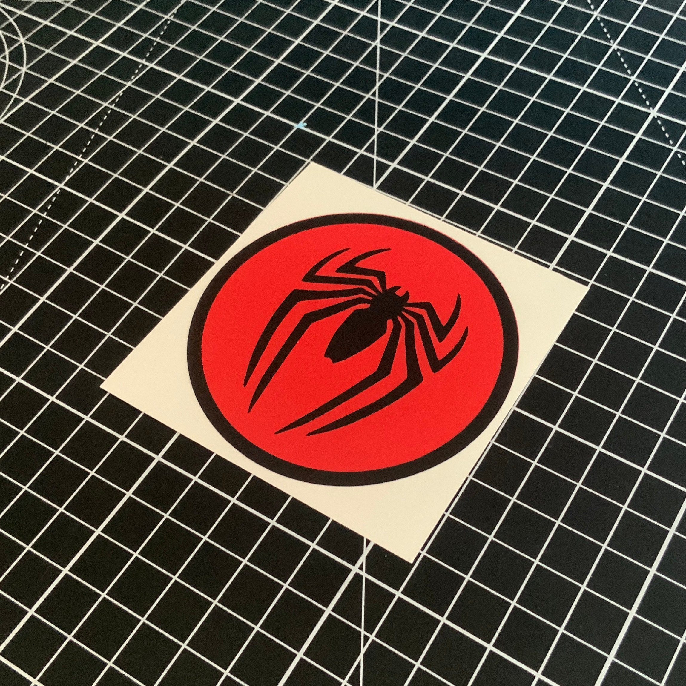 Spiderman Logo Decal Sticker Spiderman Sticker Bumper Etsy