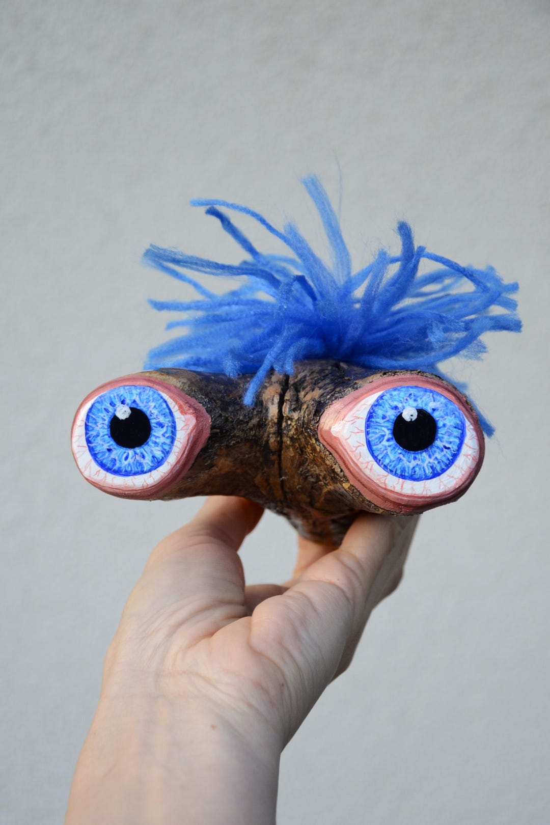 Weird Objects One of a Kind Monster Wall Decor: Weird Object Surrealism Wooden Hand ...