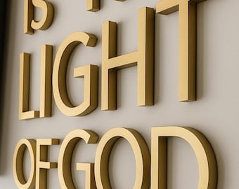 Insegna in metallo con logo personalizzato, in acciaio inossidabile, tagliata al laser, con logo personalizzato in metallo spazzolato, insegna per reception, logo per ufficio, regalo.