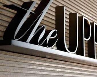 Custom Metal Logo Sign, Stainless Steel Laser Cut Signboard