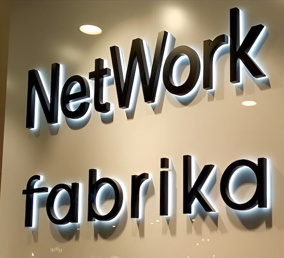 3d Backlit Sign 3d Led Signage Black Sign Business Sign company