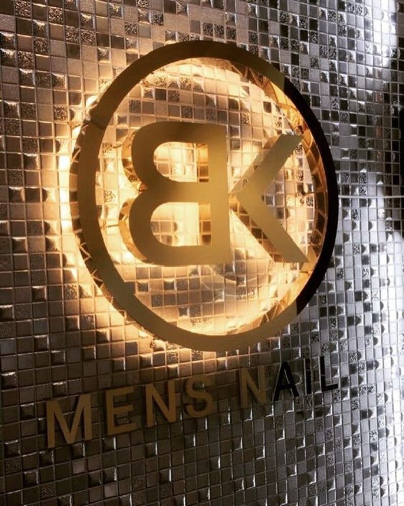 Signage for Wall Business , Custom Illuminated Sign Logo Backlit Letters Led Metal Wall Art House Numbers Address 3d Company Office Signs