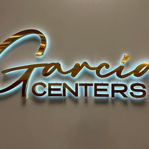 Illuminated 3d metal letters, Custom logo sign, Metal channel letters, Backlit sign, illuminated Aluminum letters, Halo illuminated logo