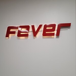 Custom Backlit Metal Logo Sign | 3D Halo Lit Stainless Steel Business Sign | Reception Office Wall Decor image 7