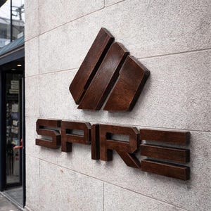 Letras de canal personalizadas de acero inoxidable: Letrero con logotipo de metal cepillado, letrero exterior, para exteriores – Fachada del edificio imagen 8