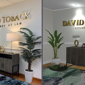Company Custom Sign, Office Sign For Wall, Spa Signs, Custom 3d Logo, Business Name, Sign Logo Medical 3D metal logo, Office Sign image 9