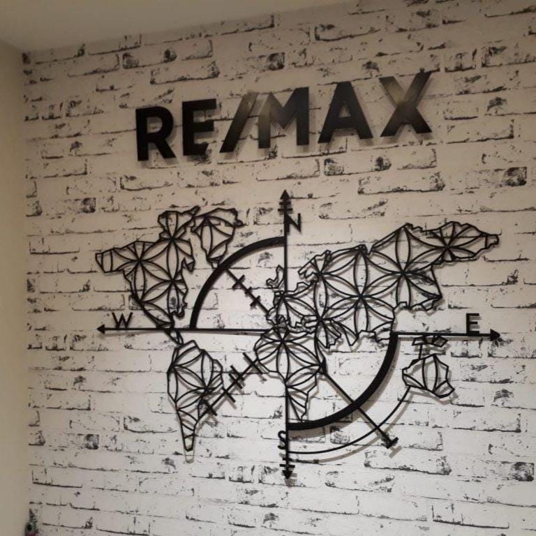 Custom Metal Logo Sign, Laser Cut Stainless Steel Floating Wall Decor ...