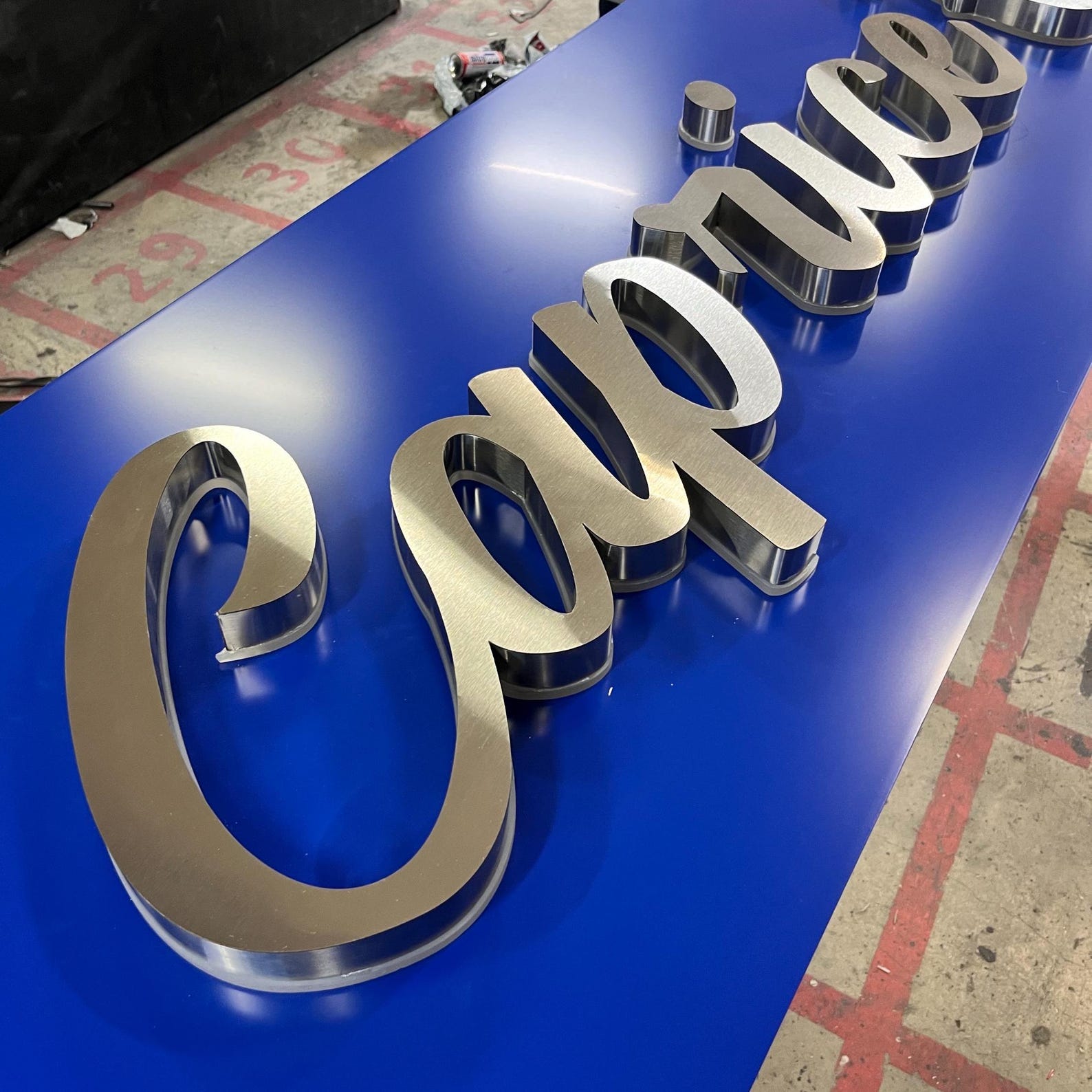 Outdoor Sign, 3D Stainless Steel Sign, Backlit Sign, Custom Logo Sign ...